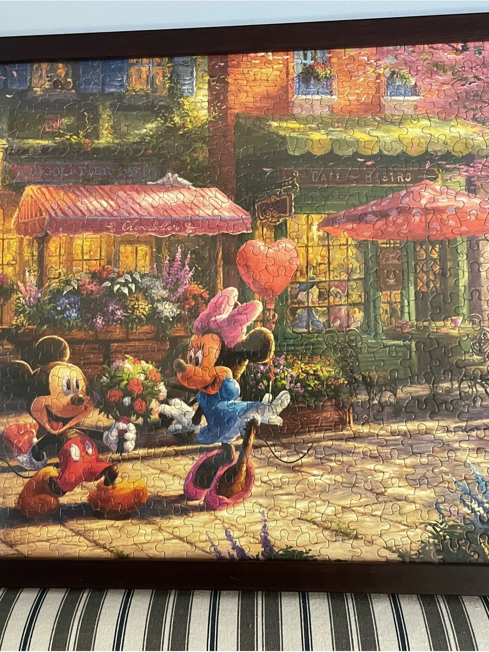 Disney Mickey & Minnie Romantic Street Puzzle Art - Colorful